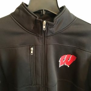 Men's Wisconsin Badger Jacket - EUC